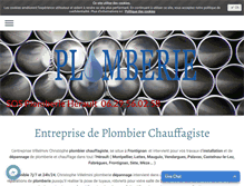 Tablet Screenshot of plomberie-depannage.com